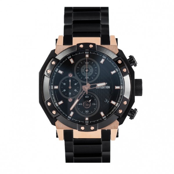 Expedition 6385 Rosegold Black Man MCBBRBABA